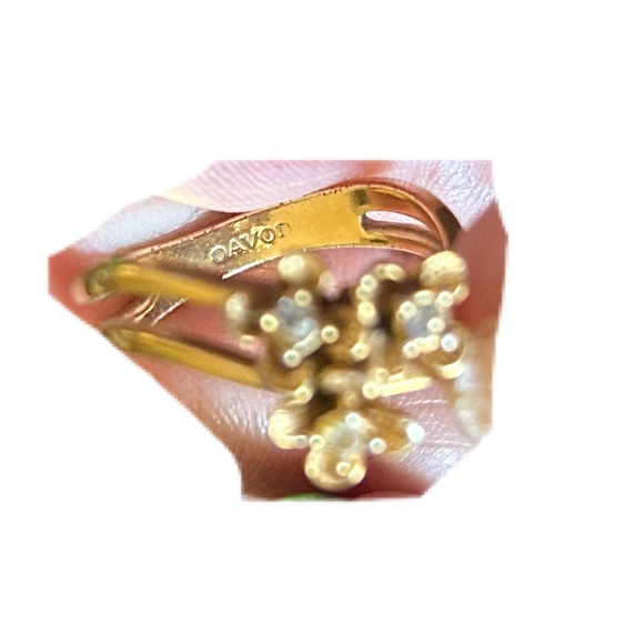 Vintage Avon Flower Brights Ring, size 5 EUC - Picture 9 of 10